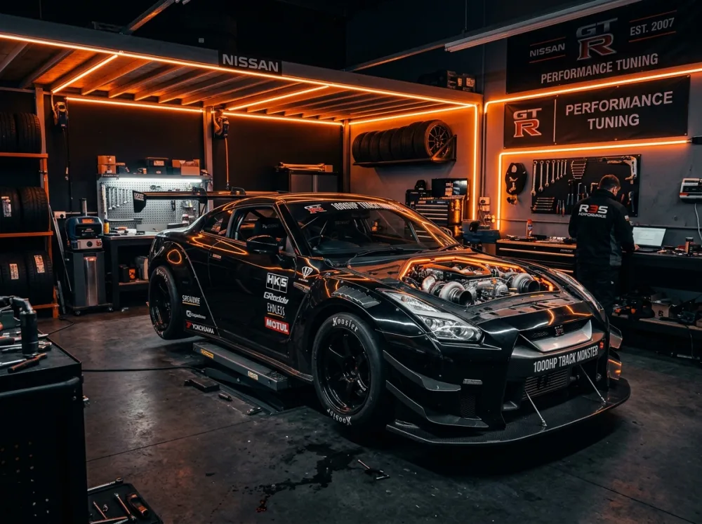 GT-R قبل التحويل