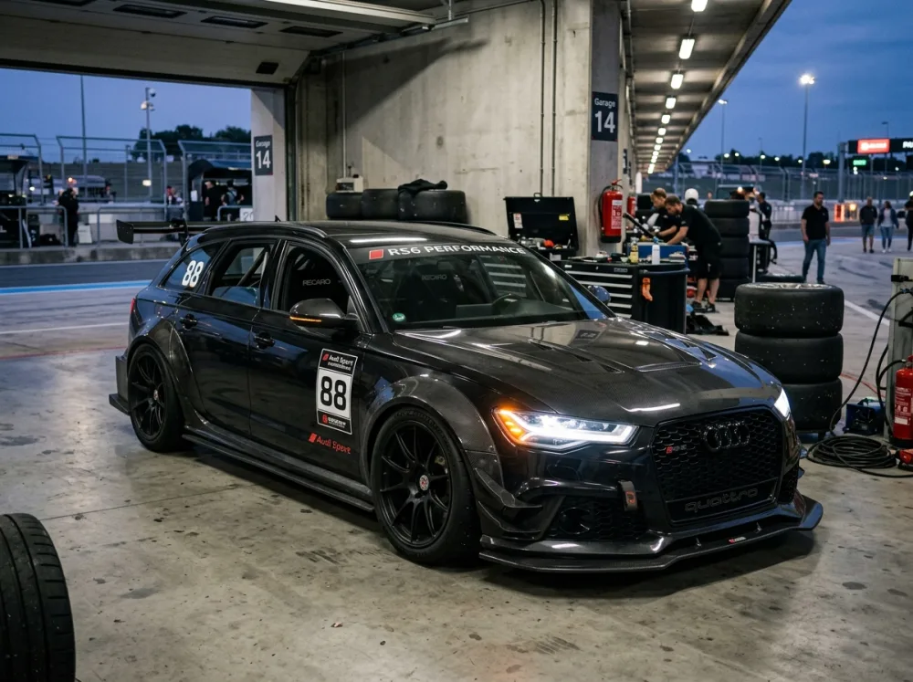 RS6 قبل تجهيز التراك