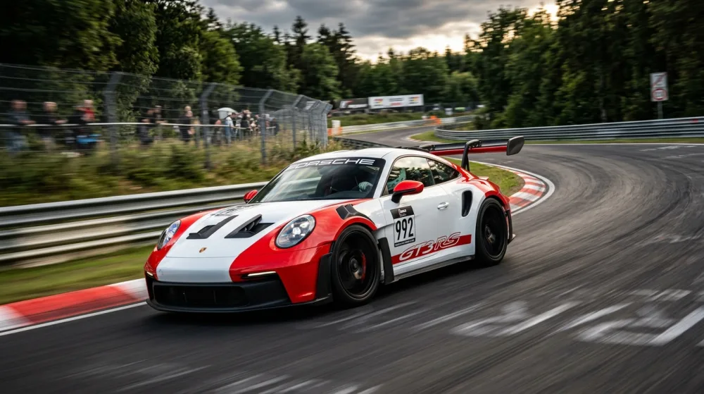 بورشه 911 GT3 RS على المضمار