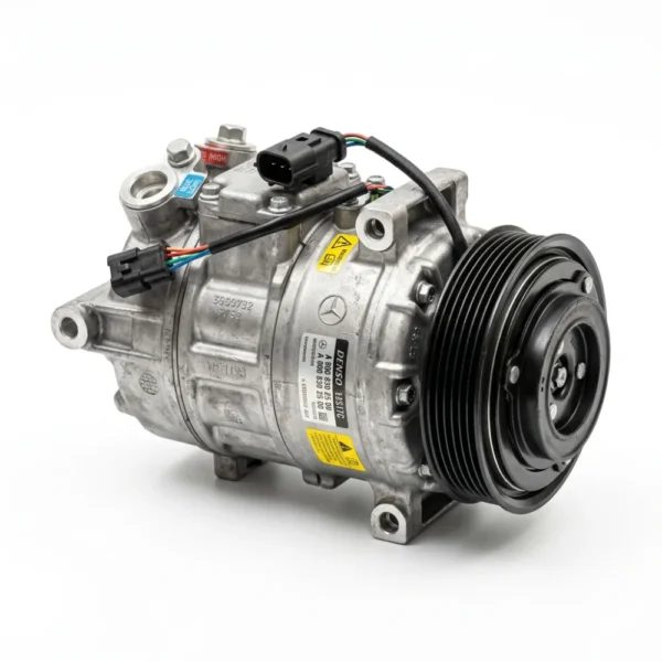 mercedes-e200-ac-compressor-denso كمبروسر تكييف مرسيدس E200 (W212 / W213) دينسو أصلي استيراد وجديد